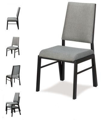 Wholesale Modern Conference Meeting Room Furniture Metal Stainless Steel Dining Hotel Banquet Chair