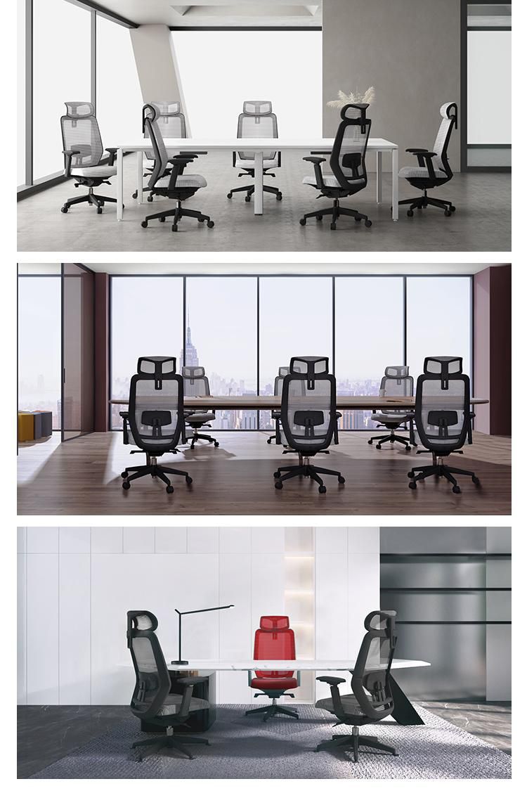 Wholesale Comfortable Ergonomic Nordic Removable Headrest Chair Office Furniture