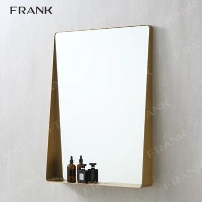 Bathroom Mirror Glass Salon Furniture with Metal Frame