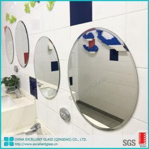 5mm 6mm Frameless Bathroom Mirror Modern Style for Hotel
