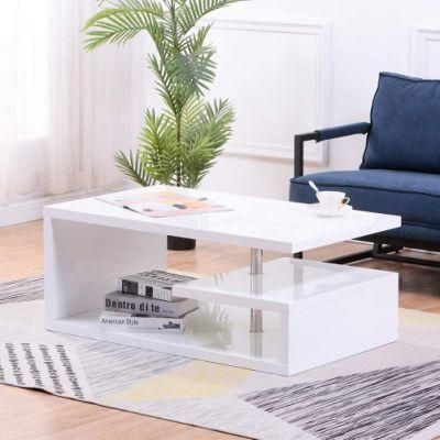 Factory Manufacturer Supplier Wholesale MDF Storage MID Century Modern Living Room Wooden Coffee Tables