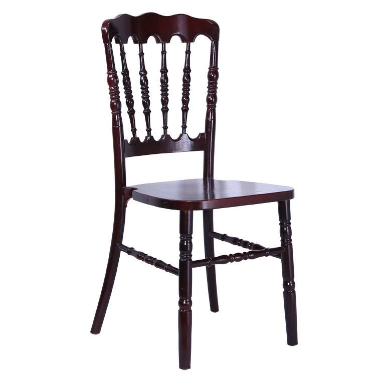 Hotsale Solid Wood Wedding Napoleon Chair Wooden Wedding Chair