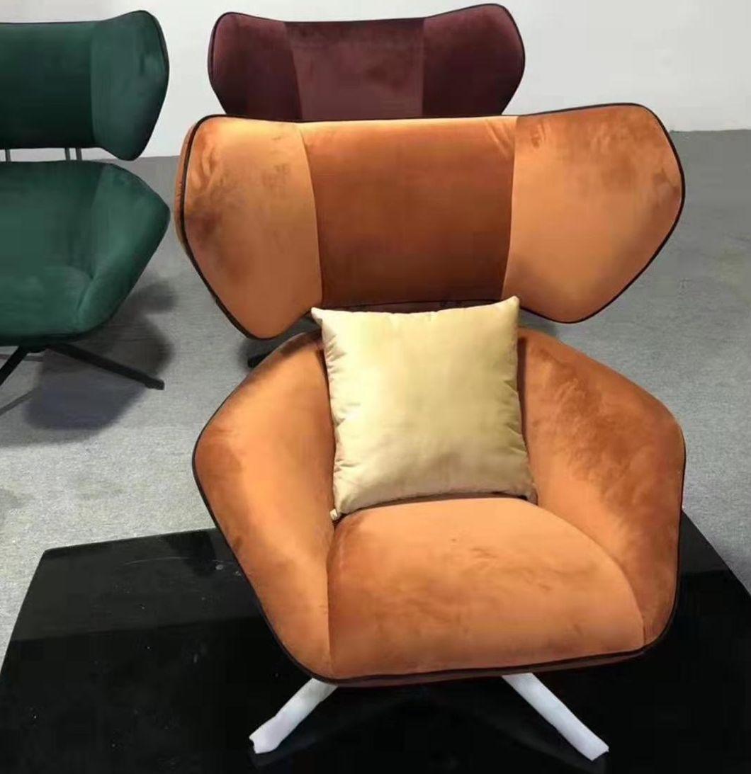 2019 New Fabric Soft Swivel Luxury Hotel Lounge Chair