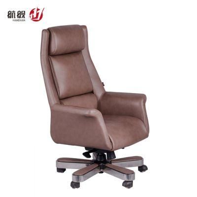 Big Size Leather Office Furniture with up Down Headrest for Boss/Manager