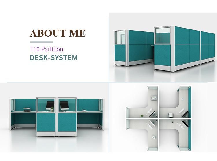 High Quality Hot Seller in America Modern 4 Person Office Computer Workstation Desk for Staff