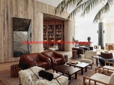 High End Custom Living Room Reception Furniture 5 Star Hotel Apartment Lobby Lounge Leisure Chair