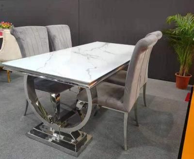 Hot Selling Modern Home Furniture Metal Dining Set