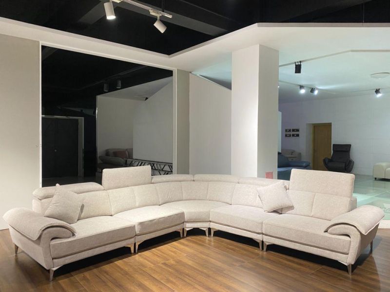 One-Stop Solution Modern Chinese Design L and I Shape 1 2 3 Seater Sofa Fabric