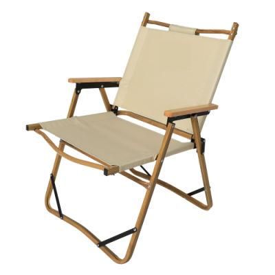 Easy to Fold and Carry Camping Folding Beach Chairs Wood Outdoor Furniture