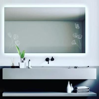 Diamond Shape Wall Mirror LED Mirror Home Products Bathroom Cabinet Mirror Hotel Home Decoration Furniture Mirror