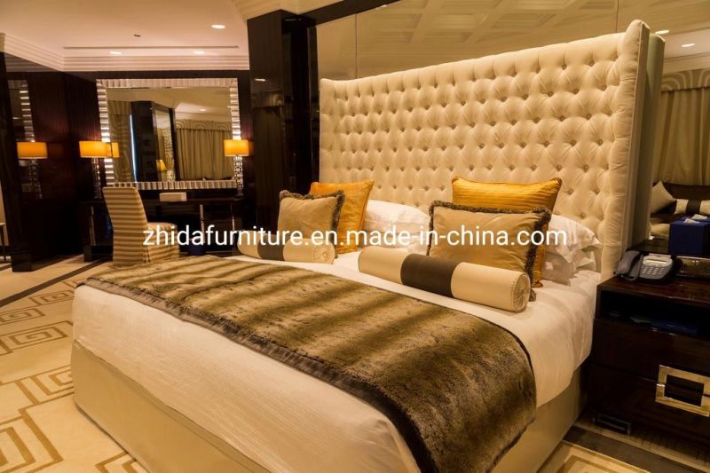 Modern Customized Hospitality Bed Wardrobe Sofa Hotel Bedroom Furniture