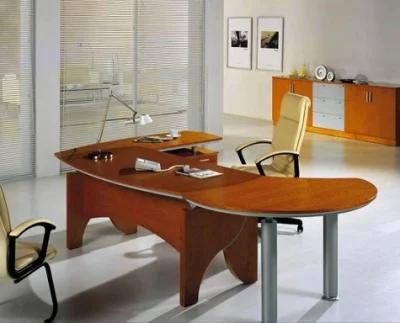 Popular Steel Leg L Shape Office Desk for Director (SZ-ODT604)