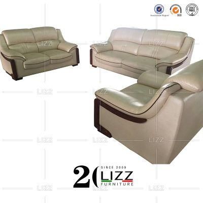 Modern Contemporary Luxury Italian Home Furniture Leisure Sectional Real Leather Living Room Sofa