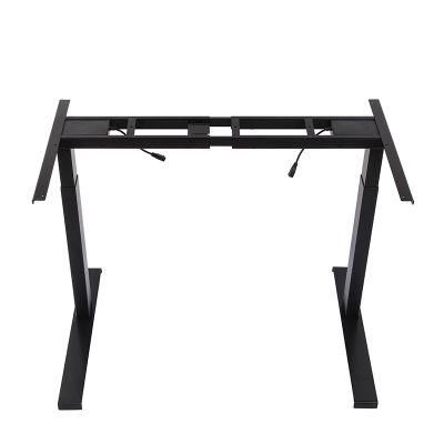 Customized Dual Motor Frame Height Adjustable Sit Standing Desk with High Quality