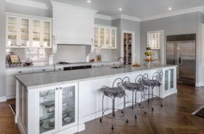 French Style White Shaker Lacquer Finish Classic Kitchen Joinery with Island Kitchen Cabinet Ideas