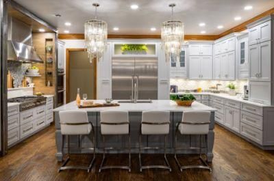 Cabinets Customized Beautiful Moulding White Shaker Open Frame Joiney Hood Kitchen Garage Storage Cabinets