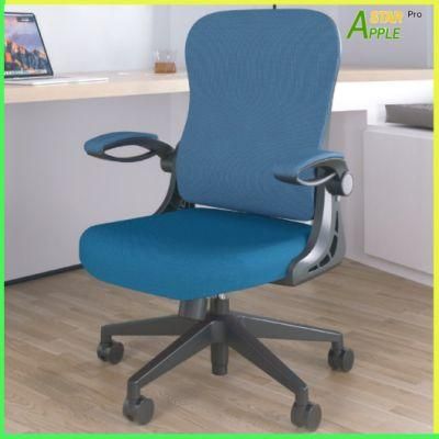 2022 New Modern Home Furniture as-B2194 Executive Chair Foshan Apple Chairs Game Plastic Folding Barber Office Chair with Foldable Armrest