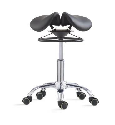 Ergonomic Two Parts Seat Split Saddle Stool Office Chair