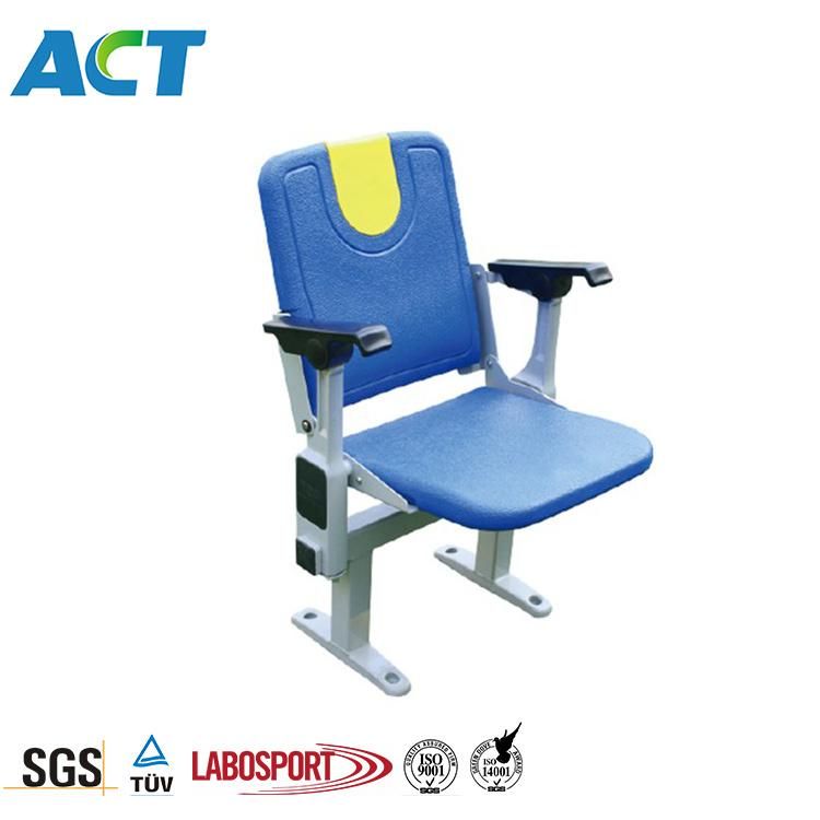 UV Stable Tip up Folding Chair Seat for Soccer, Basketball Stadium
