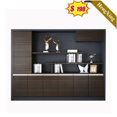 Make in China Wholesale Wooden Dark Black Color Office School Living Room Furniture Storage Drawers File Cabinet