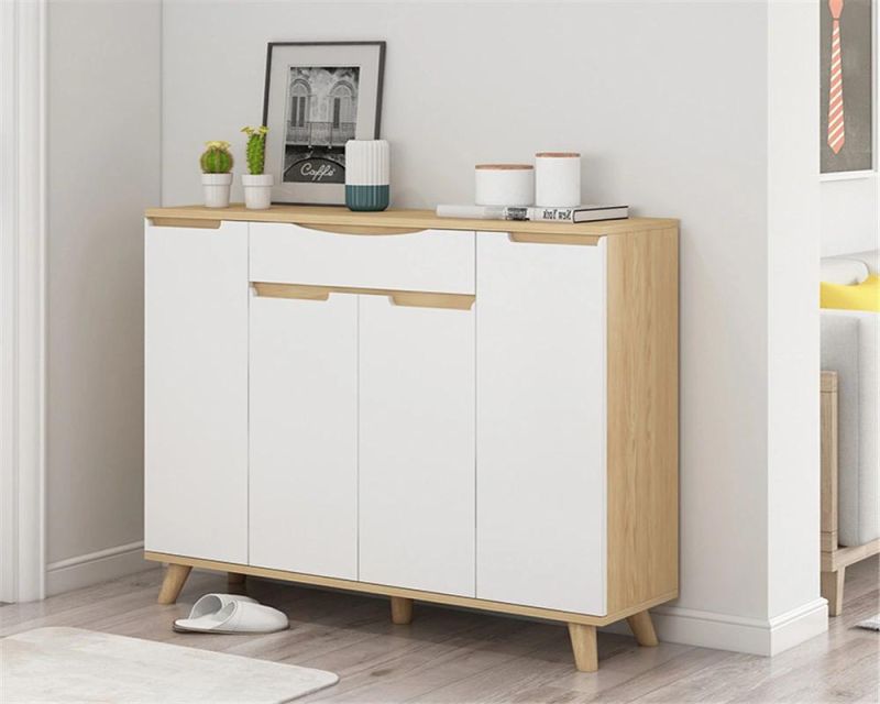 Modern Shoe Cabinet Particle Board Living Furniture