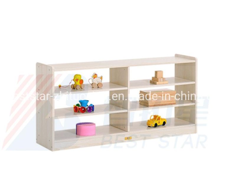 Baby Display Wooden Rack and Cabinet,Kindergarten Classroom Cabinet,Children Care Center Furniture, Playroom Furniture Kids Toy Storage Cabinet,Plywood Cabinet