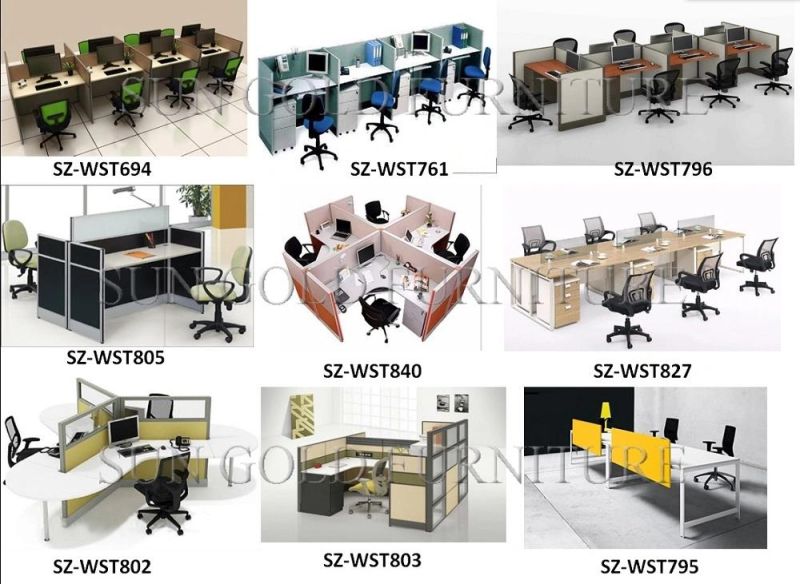 Sz-Wsr73 Modern Office Furniture 4 Seater Office Workstation Cubicle Desk
