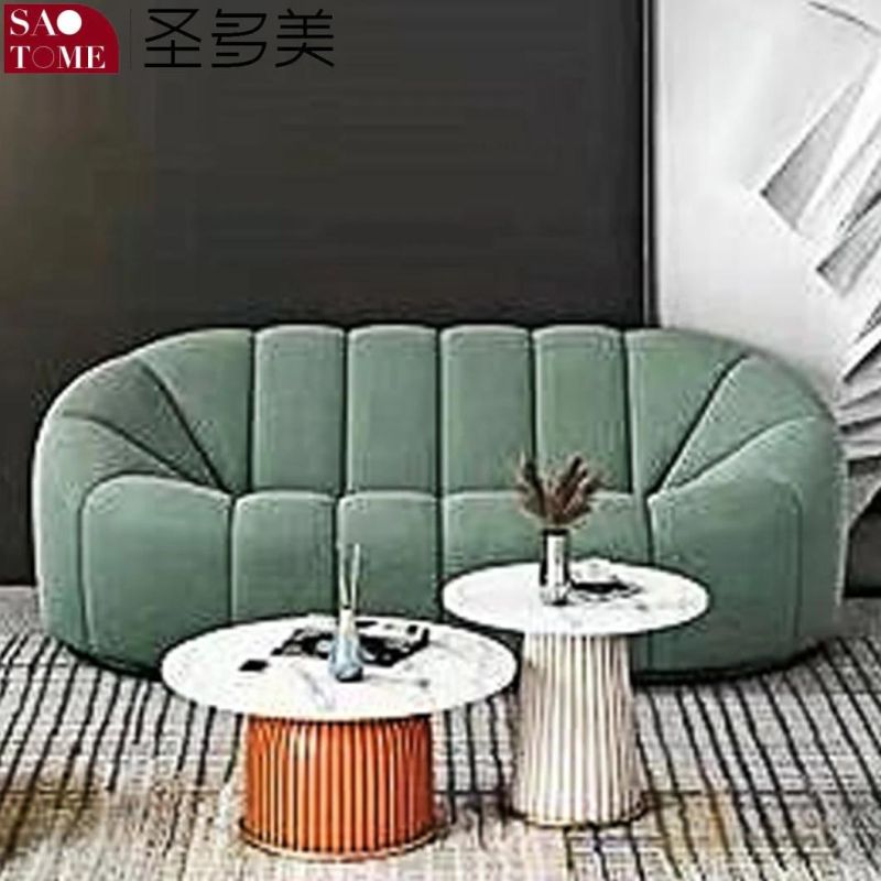 Modern Living Room Furniture Optional Specifications and Colors Flannel Sofa Set