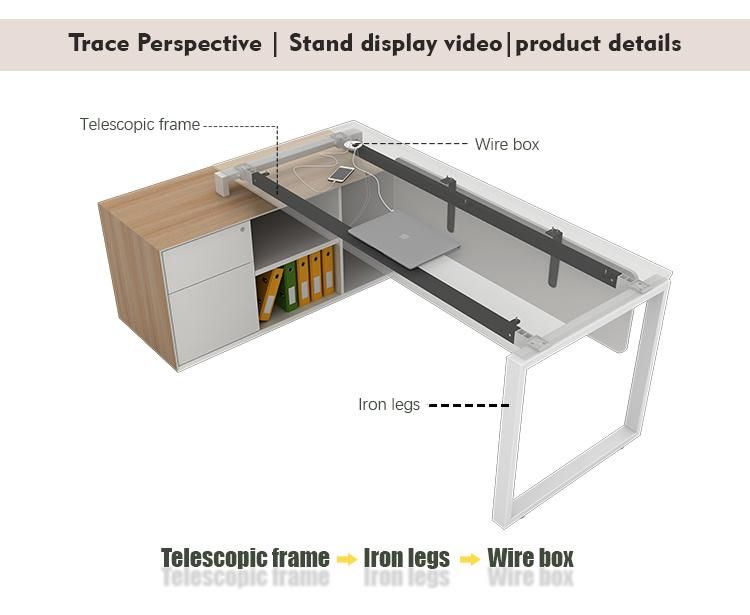 Promotion Executive Desk L Shaped Large Luxury Office Furniture