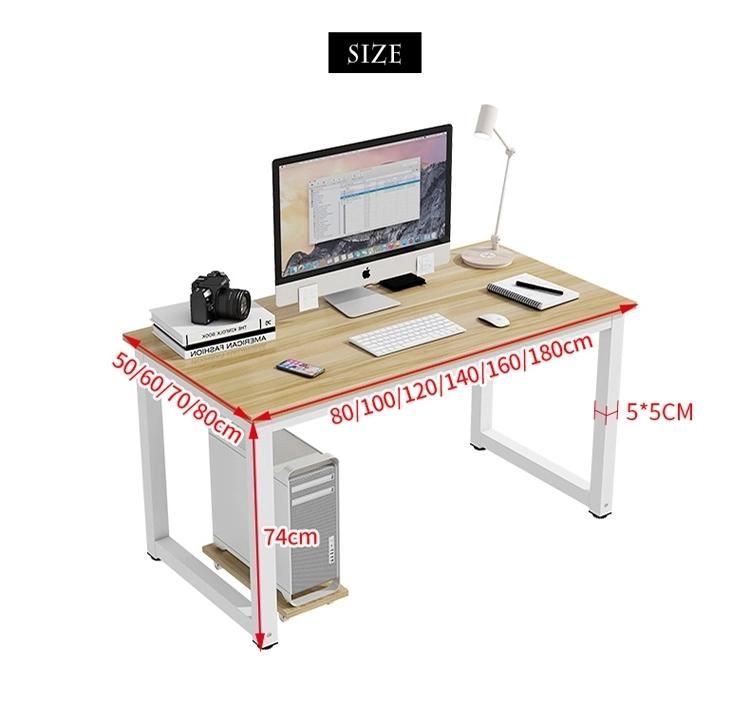 Customized Simple Style Wooden Computer Desk Laptop Table Study Table