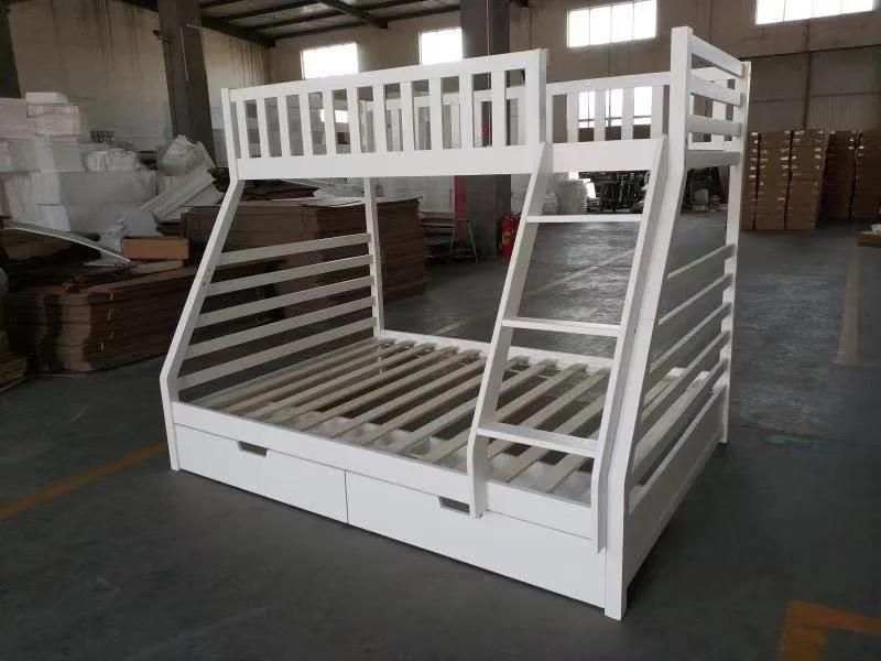 High Quality Wooden Bunk Bed Children Double Wooden Bed