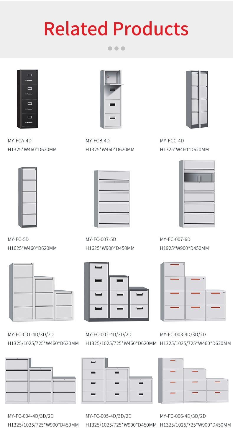 Modern Office 3 Drawer Metal Lateral File Cabinet