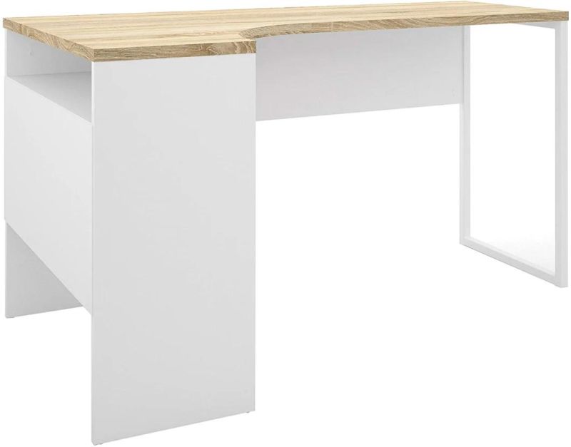 Wholesale Office or Home Study Computer Desk with Steel Frame Wood Desktop Table