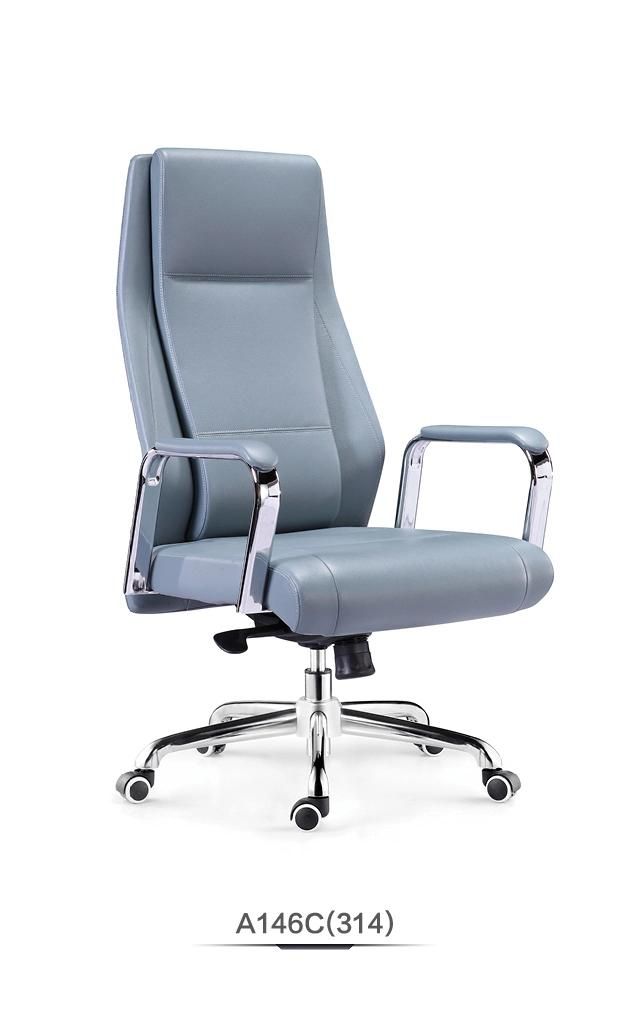 Modern High Back Swivel Office Furniture Ergonomic Leather Office Chair