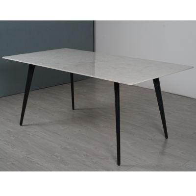 New Modern Style Dining Table Wholesale Table Furniture Metal Restaurant Table