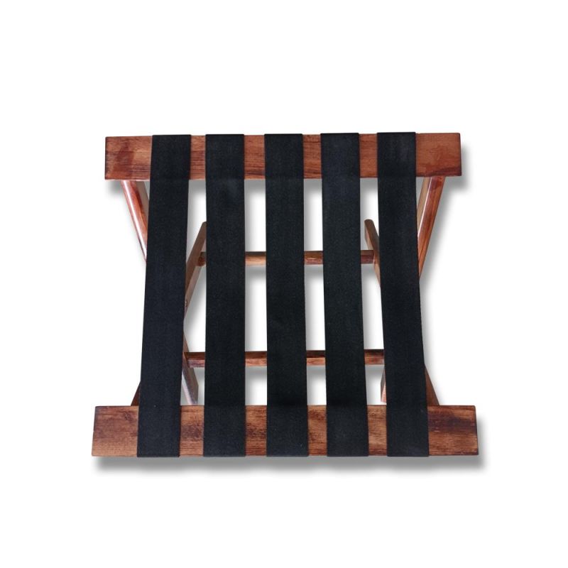 Popular Modern Wooden Folding Bedroom Hotel Luggage Rack