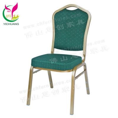 Yc-Zg36-03 Morden Paint Champaign Gold Frame Banquet Chair for Sale