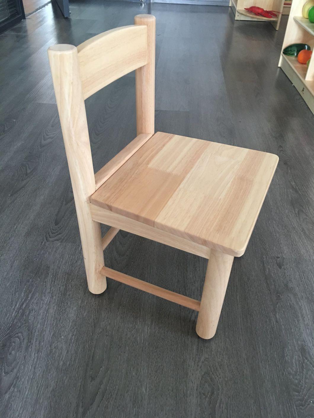 Kindergarten Kids Chair, Nursery School Classroom Table Chair, Preschool Furniture, Student Stack-Able Wooden Stack Chair