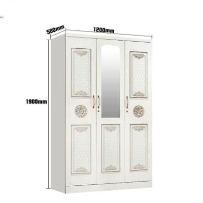 American Large Modern Wardrobe Armoire with Flower Detail