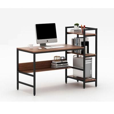 Bedroom Study Table Computer Desk with Shelves Modern Style Home Office Desk