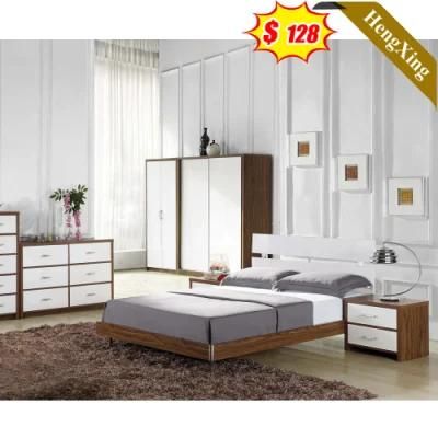 High Quality Solid Wood Single Bedroom Furniture Set Twin Queen MDF King Size Beds