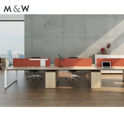 High Quality Table Work Station Office Furniture Modern 6 Person Workstation Office Desk