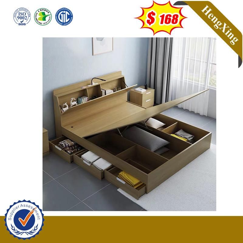 Wood Furnitures House Bedroom Sets Furniture Modern Wooden Suite Storage Beds