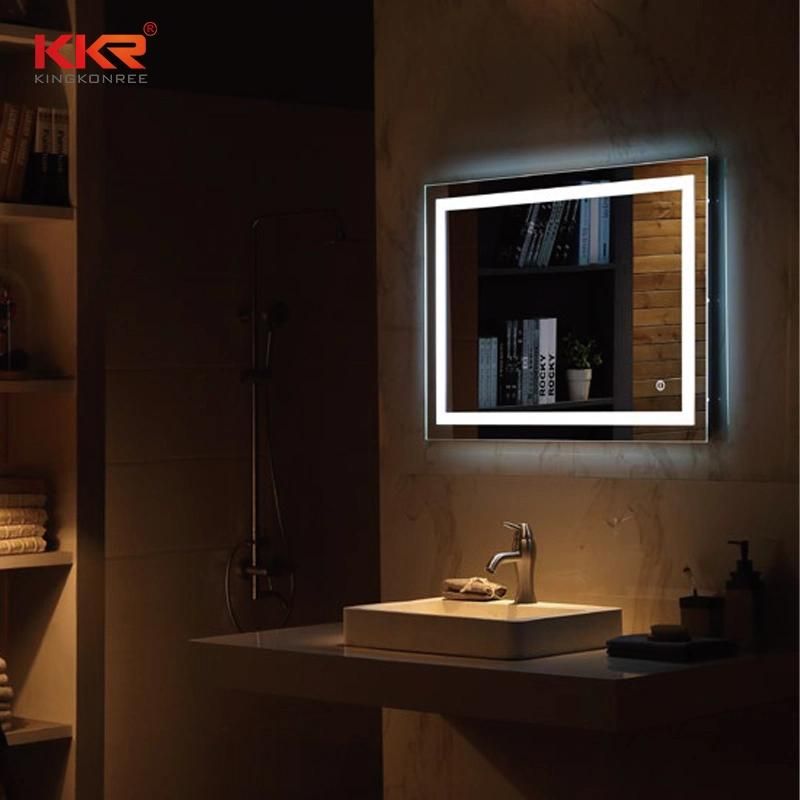 Defogger Function Bathroom Mirror Anti-Foggy LED Mirror