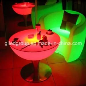 Multi-Color Changing LED Coffee Table Good for Home Cafe Bar