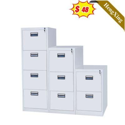 White Color Make in China Wholesale Customized Office Furniture Company Iron Storage Drawers File Lock Cabinet