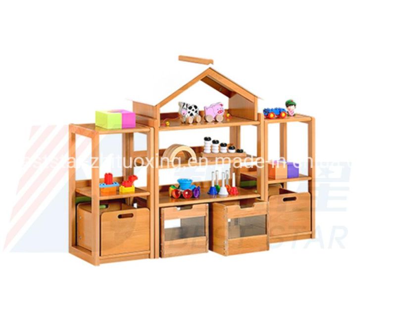 Combination Rack for Kindergarten and Preschool, School Furniture Children Display Rack, Playroom Furniture Toy Storage Rack, Daycare Furniture Kids Rack.