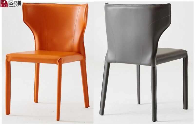 Home Dining Room Restaurant Furniture Chair with Metal Legs