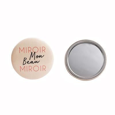 Customized Letter Single Side Portable Makeup Pocket Mirror
