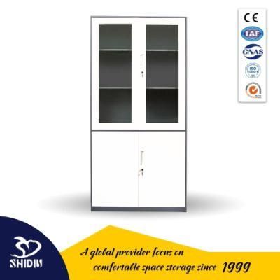Factory Direct Multi-Function File Cupboard Office Bookcase with Glass Doors